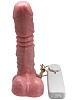 Телесный фрикционный вибратор Eroticon DILDO REALISTIC 30501-1 (18 см)