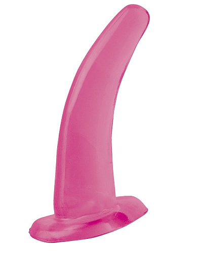 Розовая изогнутая анальная пробка Pipedream His and Hers G-Spot PD4261-11 (12,4 см)