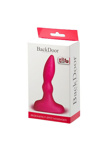 Розовый анальный стимулятор Lola toys Beginners p-spot massager 510207lola (11 см)