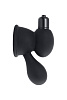 Чёрные виброприсоски-стимуляторы на соски ToyFa 889010