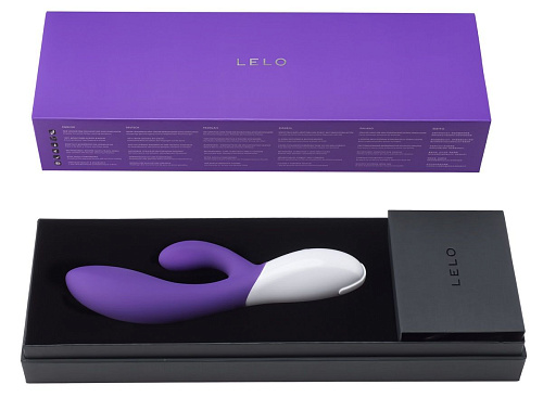 Вибромассажер фиолетового цвета Lelo Ina 2 Purple LEL7633 (20 см)