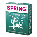 Презервативы с пупырышками SPRING BUBBLES №3 (3 шт)