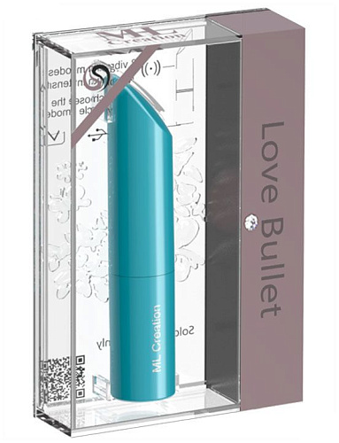Зёленый мини-вибратор ML Creation Love Bullet ML10 (8,4 см)