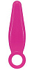 Розовая анальная пробка Toyz4lovers JAMMY JELLY ANAL FINGER PLUG T4L-00700729 (7,2 см)