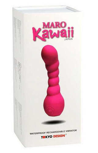 Розовый нереалистичный вибратор Tokyo Design MARO KAWAII 7 TD-1307 (13,6 см)