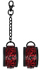 Красно-чёрные наручи Shots Media BV Luxury Hand Cuffs OU341BUR