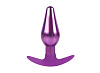 Анальная каплевидная втулка фиолетового цвета Bior toys IL-28004-VLT (10,9 см)