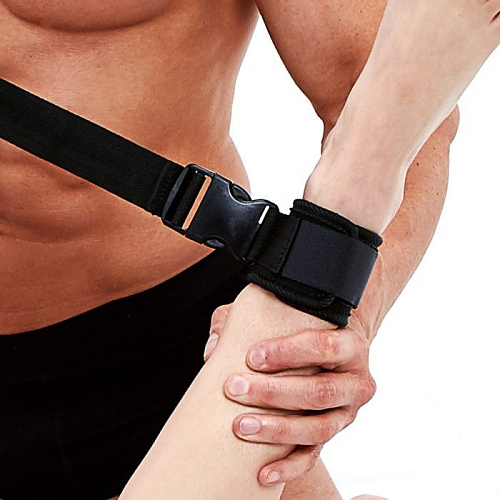 Чёрные фиксаторы для глубокого проникновения Lux Fetish G-Spot Pal LF1329