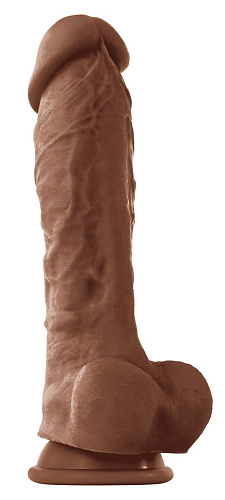 Кофейный фаллоимитатор на присоске NS Novelties 8 Dildo NSN-0405-22 (24,5 см)