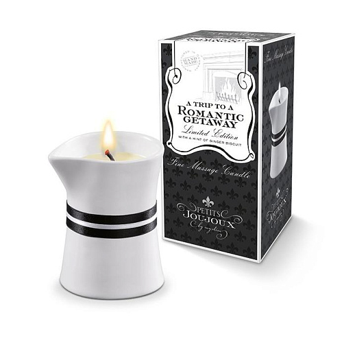 Массажное масло в виде малой свечи с ароматом мяты и имбирного бисквита MyStim Petits Joujoux Romantic Getaway 46726
