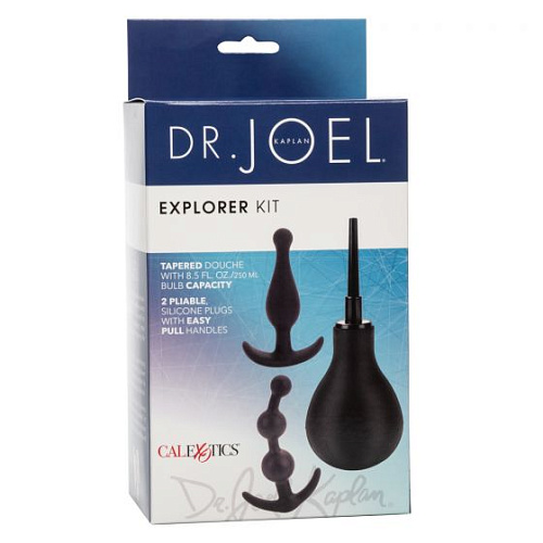 Чёрный набор для анальных забав California Exotic Novelties SE-5641-50-3