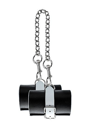 Чёрные оковы для рук или ног Shots Media BV Black and White BAD007