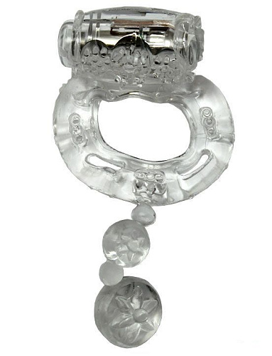 Кольцо с вибрацией и дополнительной стимуляцией Eroticon 31003