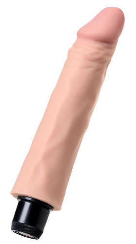 Телесный реалистичный мультискоростной вибратор A-toys 761050 (21 см)