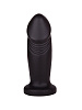 Чёрный анальный плаг фаллической формы LOVETOY (А-Полимер) 428300 (13,7 см)