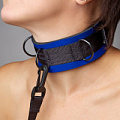 Чёрно-синий неопреновый ошейник Sitabella 7101-5