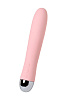 Розовый силиконовый вибратор с функцией нагрева и пульсирующими шариками ToyFa FAHRENHEIT 796005 (19 см)