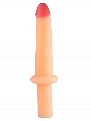 Телесный анальный стимулятор с рукоятью Сумерки богов 1015-89 BX DD (30 см)