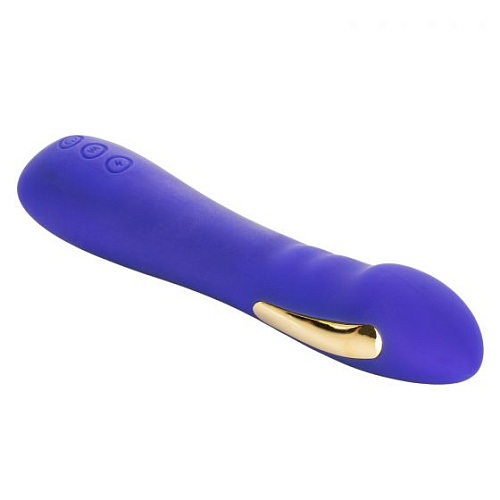 Фиолетовый вибратор с электростимуляцией California Exotic Novelties Intimate E-Stimulator Petite Wand SE-0630-10-3 (18,5 см)