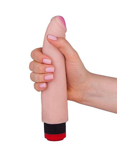 Вибратор с встроенным пультом телесного цвета LOVETOY (А-Полимер) ART-Style №4 000607 (20 см)