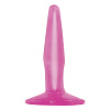 Маленькая розовая анальная пробка Pipedream Basix Rubber Works Mini Butt Plug PD4260-11 (10,8 см)