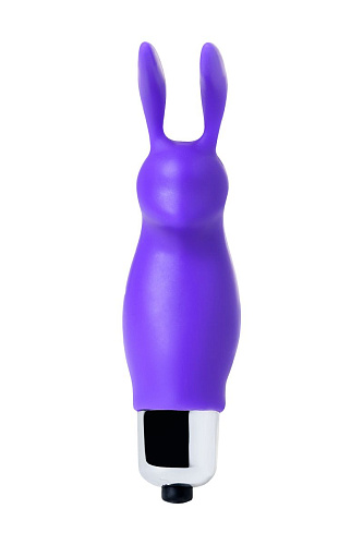 Фиолетовый мини-вибратор Штучки-дрючки «Зайчик» 690001