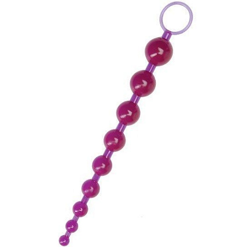 Фиолетовая анальная цепочка Dream Toys Hunger Anal Love Chain 20114 (24 см)