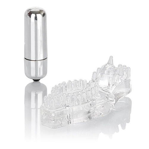 Прозрачное эрекционное кольцо с вибропулей California Exotic Novelties Wireless Passion Enhancer SE-1807-10-3