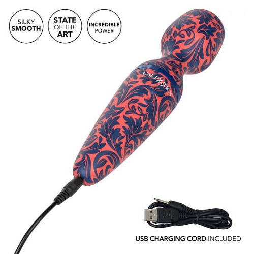 Сине-оранжевый вибромассажёр California Exotic Novelties Naughty Bits W.I.L.F Wand I d Like to Fuck SE-4410-39-3