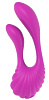Ярко-розовый вибромассажёр с дистанционным управлением Adrien Lastic Couple Secrets 10933 (16 см)