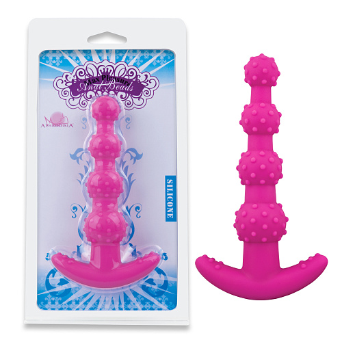 Розовый анальный стимулятор Howells MaxPleasure Anal Beads 89013-pink