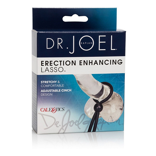 Лассо на пенис из латекса чёрного цвета California Exotic Novelties Dr. Joel Kaplan Erection Enhancing Lasso Rings SE-5651-03-3