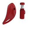 Красное эрекционное кольцо с вибрацией OVO B7 RED