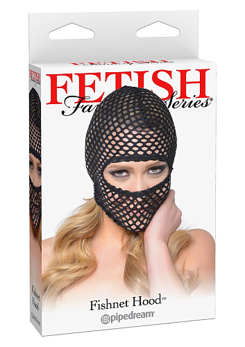 Чёрная балаклава из сетки Pipedream PD3856-23