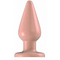 Анальный стимулятор телесного цвета Shots Media BV Bottom Line 6 Model 2 rubber flesh BTM007FLE (15,5 см)