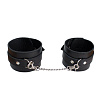 Чёрные кожаные оковы на ноги James Leg RestArt RA-606