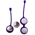 Фиолетовые вагинальные шарики с парой сменных шаров RestArt Cosmo Balls RA-313