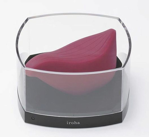 Бордовый клиторальный стимулятор Tenga IROHA TORI HMP-01