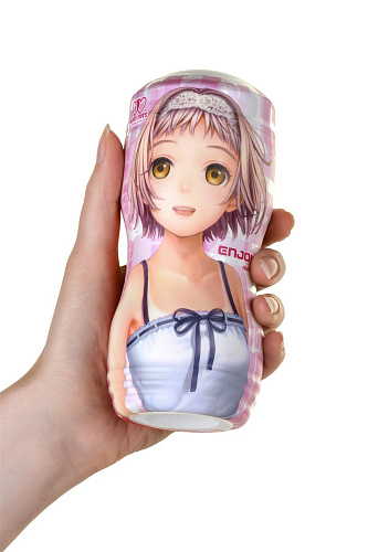 Нереалистичный мастурбатор белого цвета Enjoy toys MATTARI SOFT ET-01