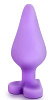 Фиолетовая анальная пробка Blush Novelties Naughty Candy Heart Do Me Now BL-95620 (8,9 см)