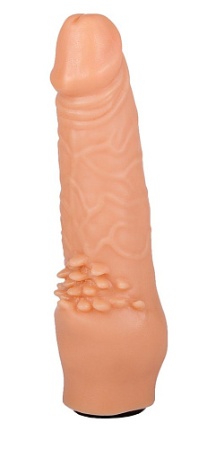 Телесная насадка-фаллос с шипами для массажа клитора LOVETOY (А-Полимер) 200900 (17,8 см)