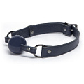 Тёмно-синий кляп-шар на кожаных ремешках Fifty Shades of Grey DARKER LIMITED COLLECTION BALL GAG FS-65098