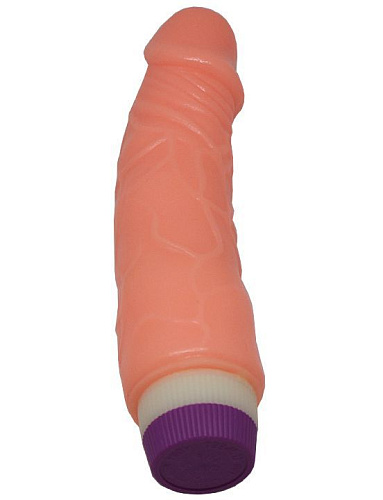 Телесный вибратор-реалистик Eroticon 30051 (19,5 см)