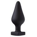 Чёрная анальная пробка с основанием-сердечком Blush Novelties Fuck Me Butt Plug BL-95725 (7,5 см)