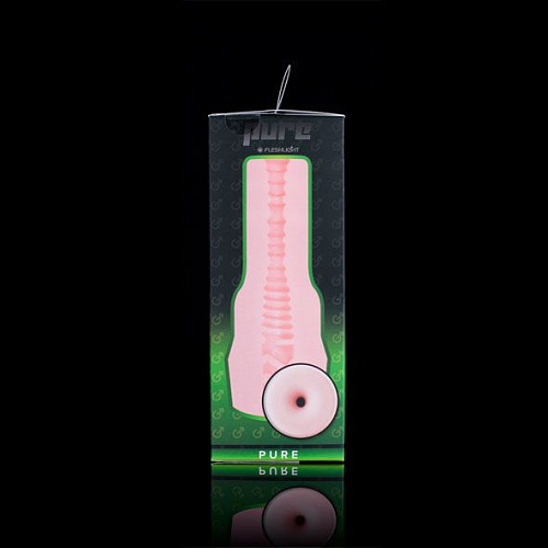 Мастурбатор чёрно-розового цвета Fleshlight Pure  FL820