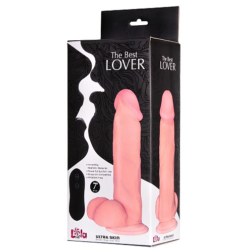 Вибратор телесного цвета Lola toys The Best Lover 510007Lola (20 см)