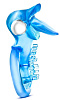Голубое эрекционное виброкольцо Blush Novelties 10 Function Vibrating Tongue Ring BL-66092