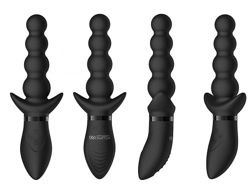 Чёрный эротический набор Shots Media BV Pleasure Kit №3 SWI013BLK