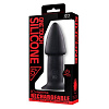 Чёрный анальный вибратор NMC 5INCH RECHARGEABLE BUTTPLUG 111788 (12,7 см)