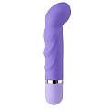 Фиолетовый мини-вибратор с загнутым кончиком Dream Toys NEON VIBE ROCKER PURPLE 20545 (10,2 см)
